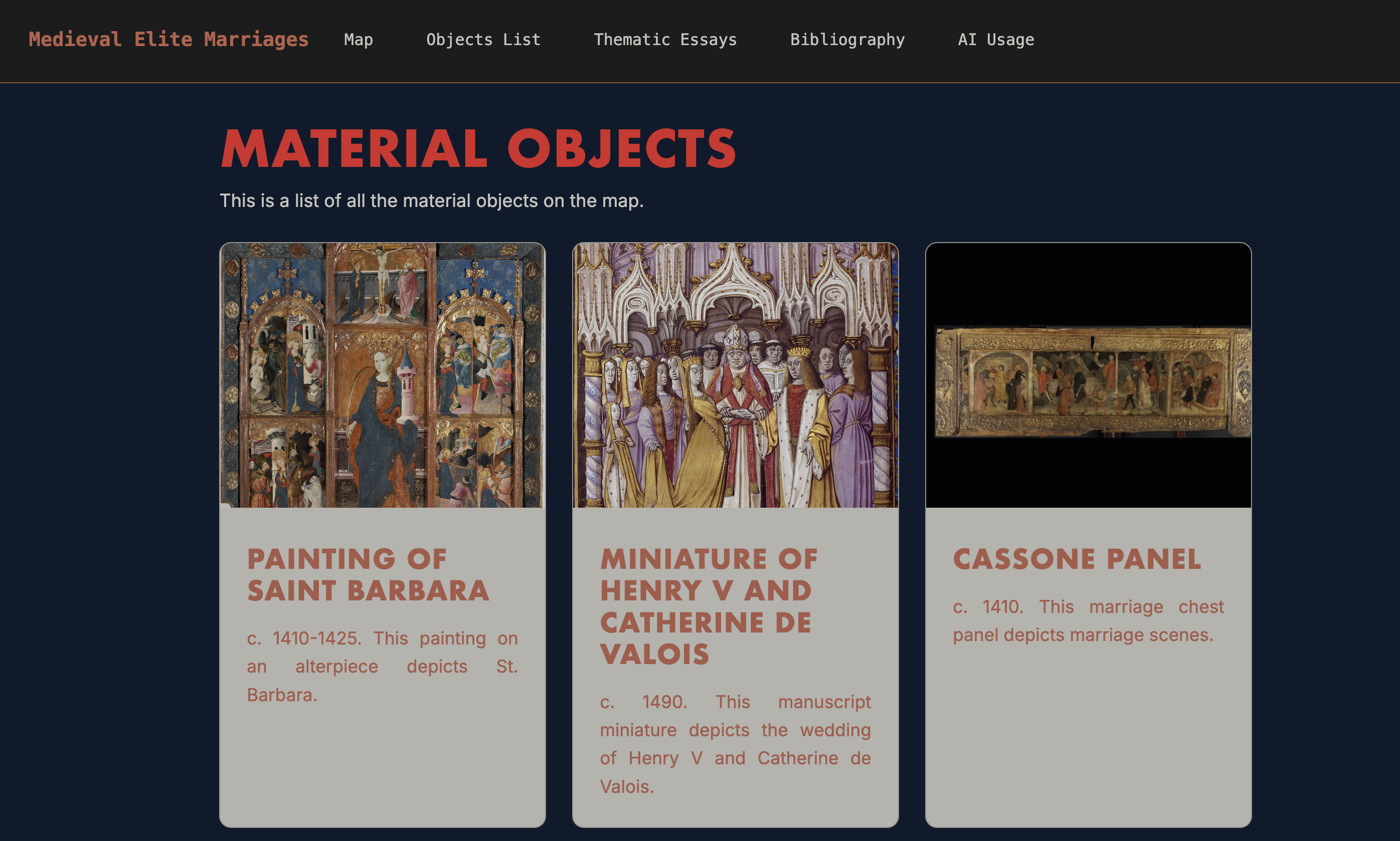 Medieval Elite Marriages